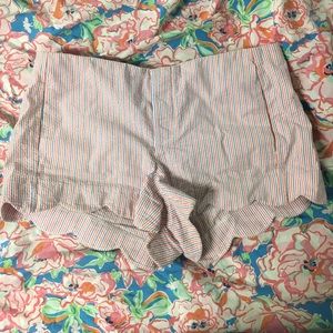 NWOT Lilly Pulitzer scalloped shorts